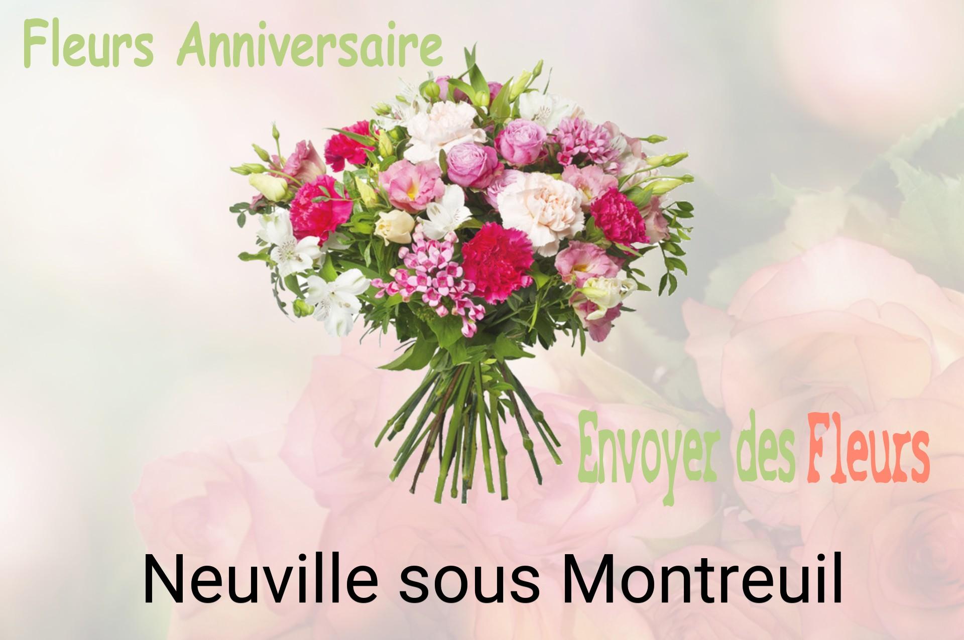 Bouquet de fleurs d’anniversaire livré à Neuville-sous-Montreuil