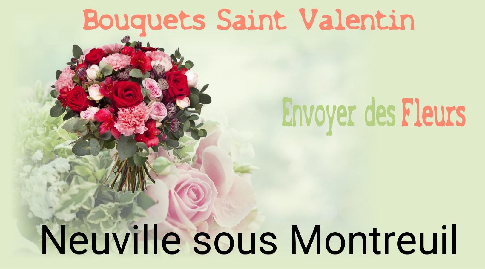 Roses de Saint-Valentin livrées à Neuville-sous-Montreuil